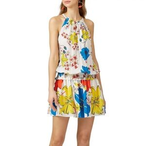 Ramy Brook Multicolor Floral Halter Dress